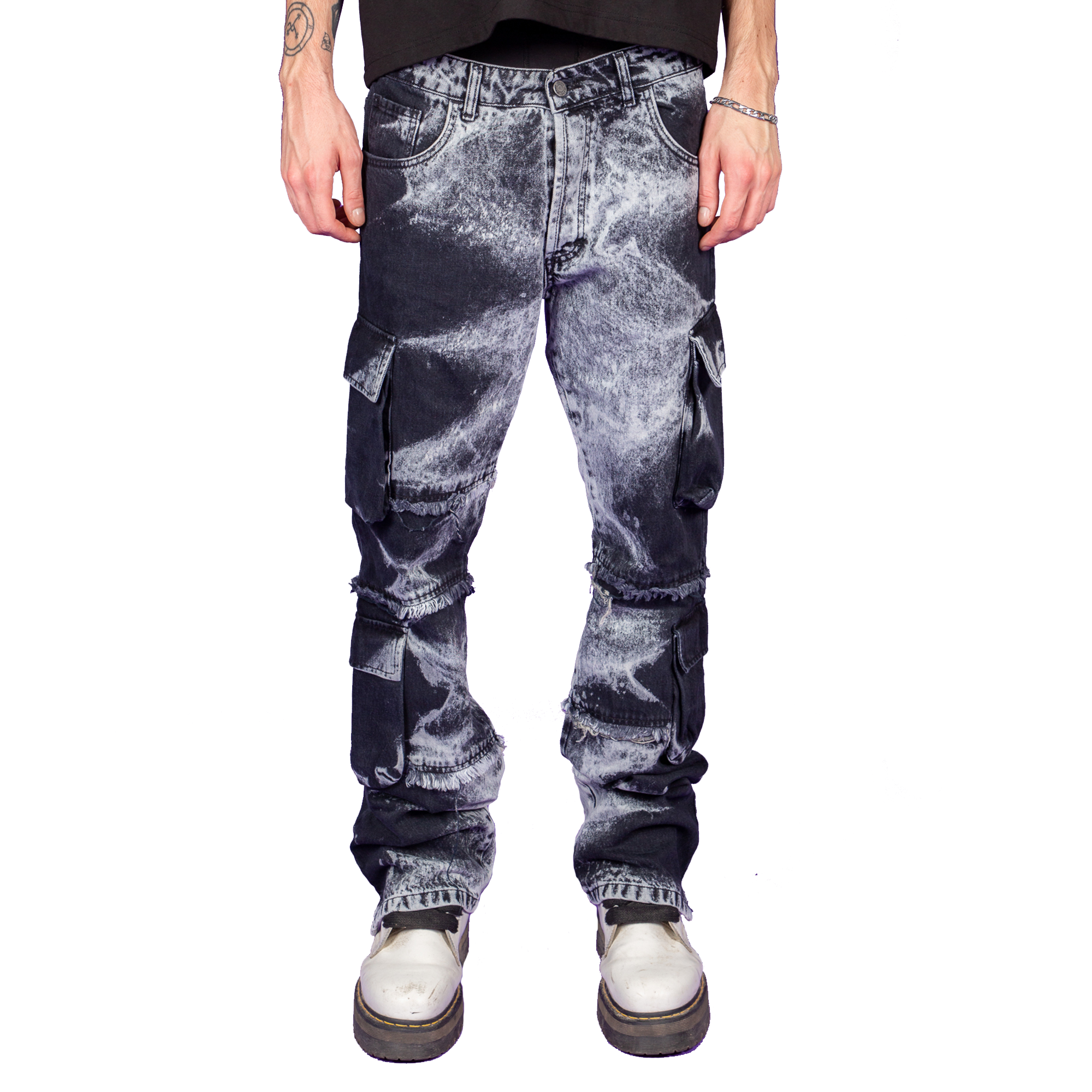 "9 pockets" cargo flare jeans "ignis" collection