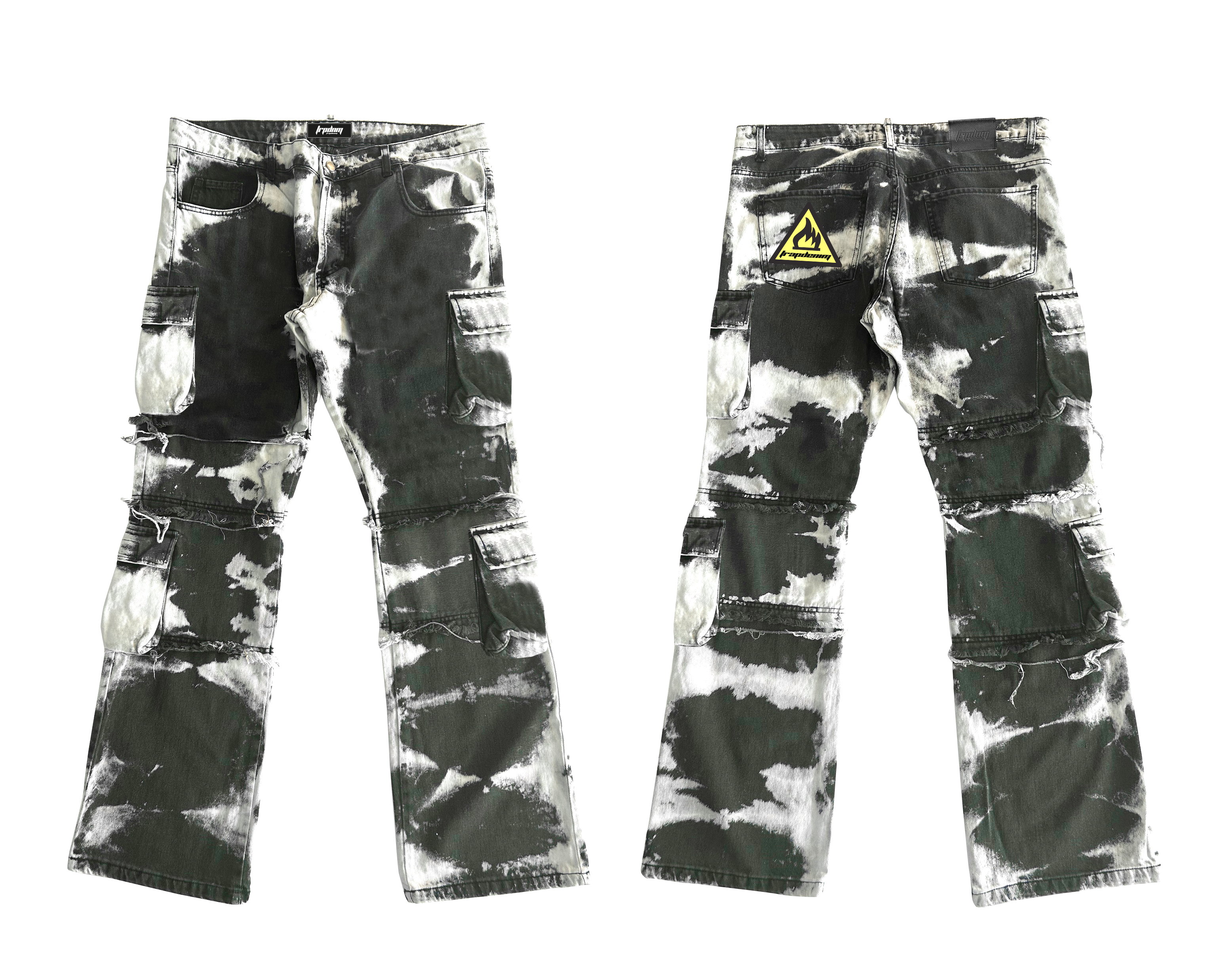 "9 pockets" cargo flare jeans "ignis" collection