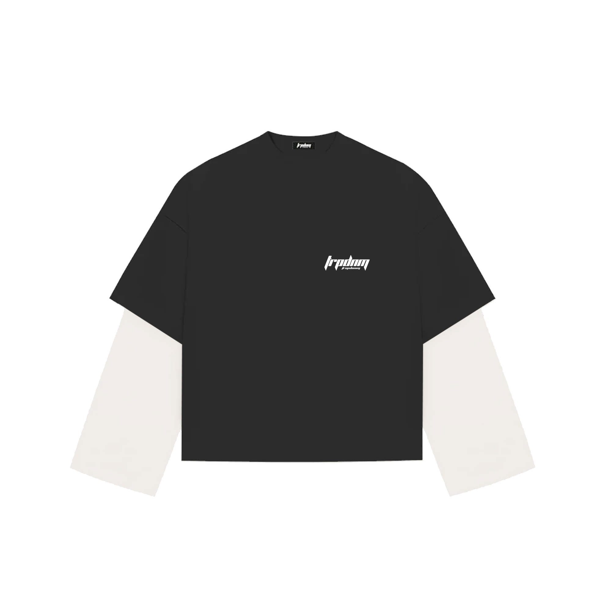 Black and White Double LongSleeve