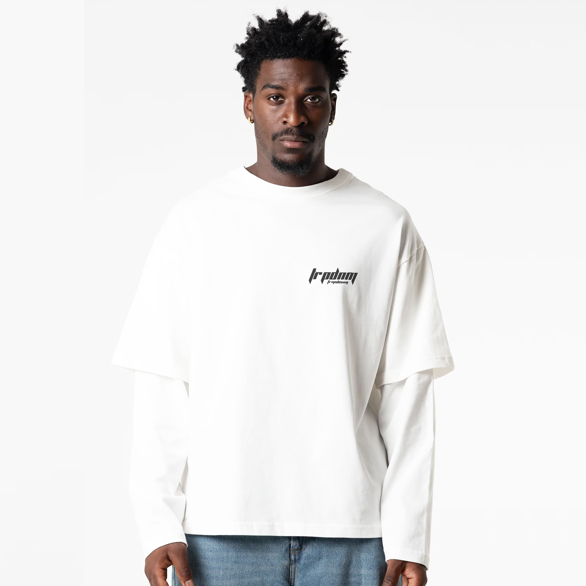 Double Long Sleeve White