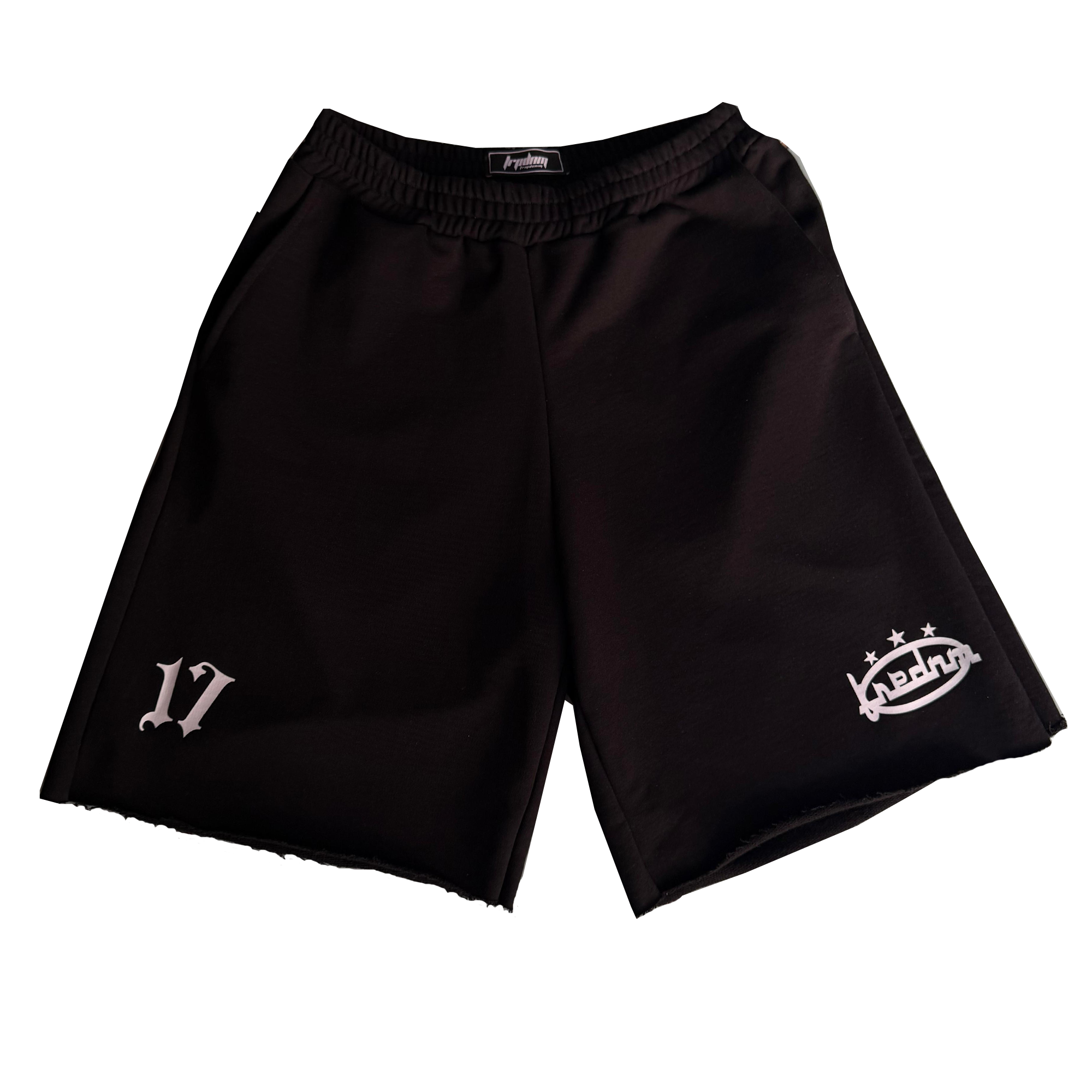 Cotton Jersey Jorts Black