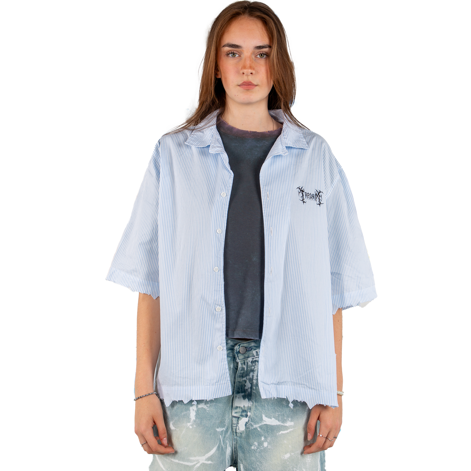 Ripped Stripes Shirt