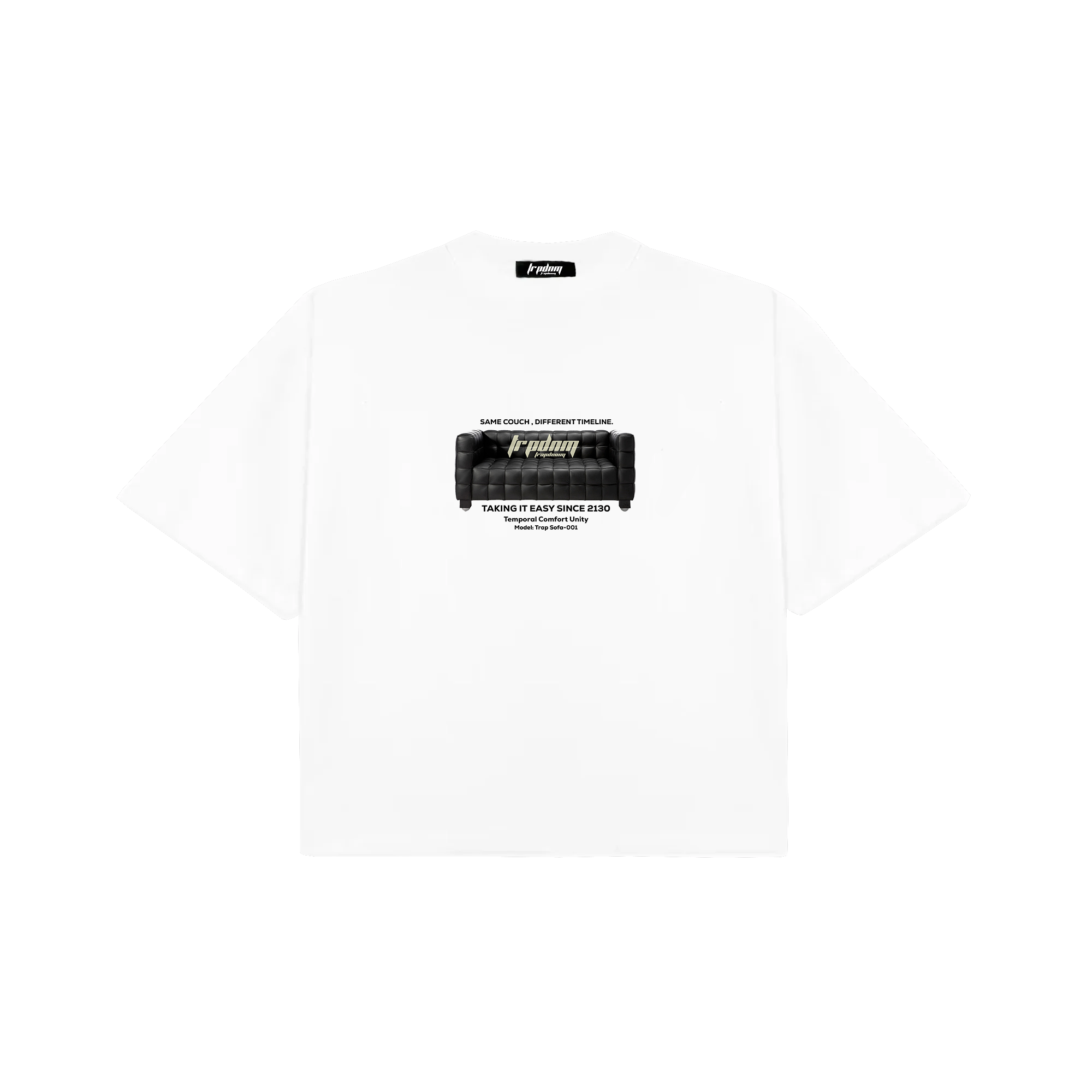 Sofa Tee White - Boxy Tee