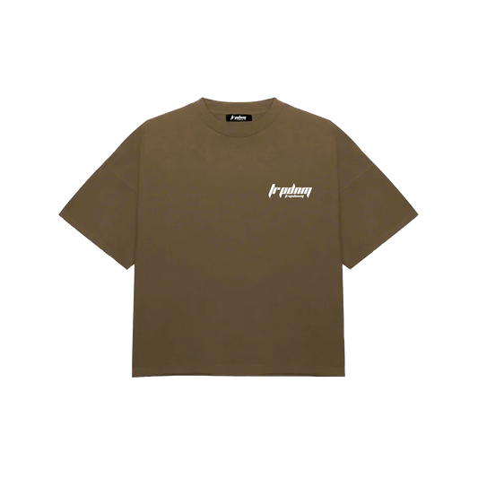 Olive Green Boxy Fit Cotton Tee