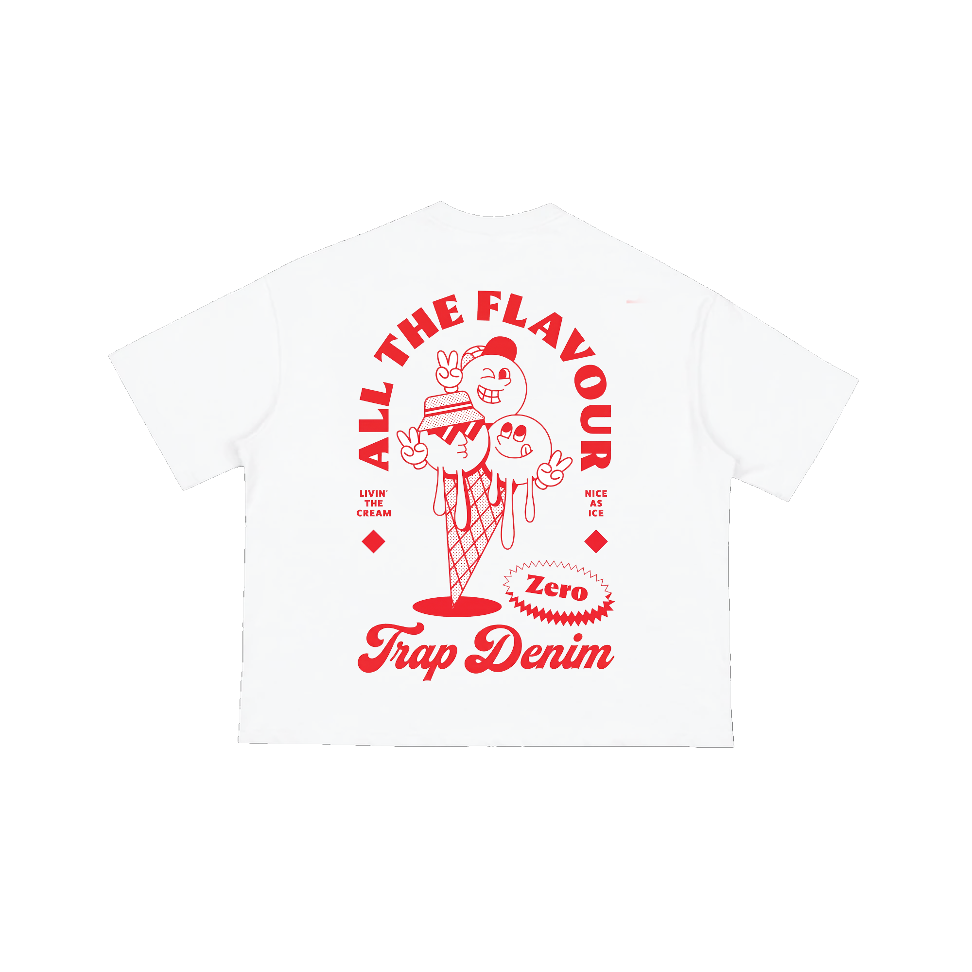 "Ice Cream" Boxy Tee
