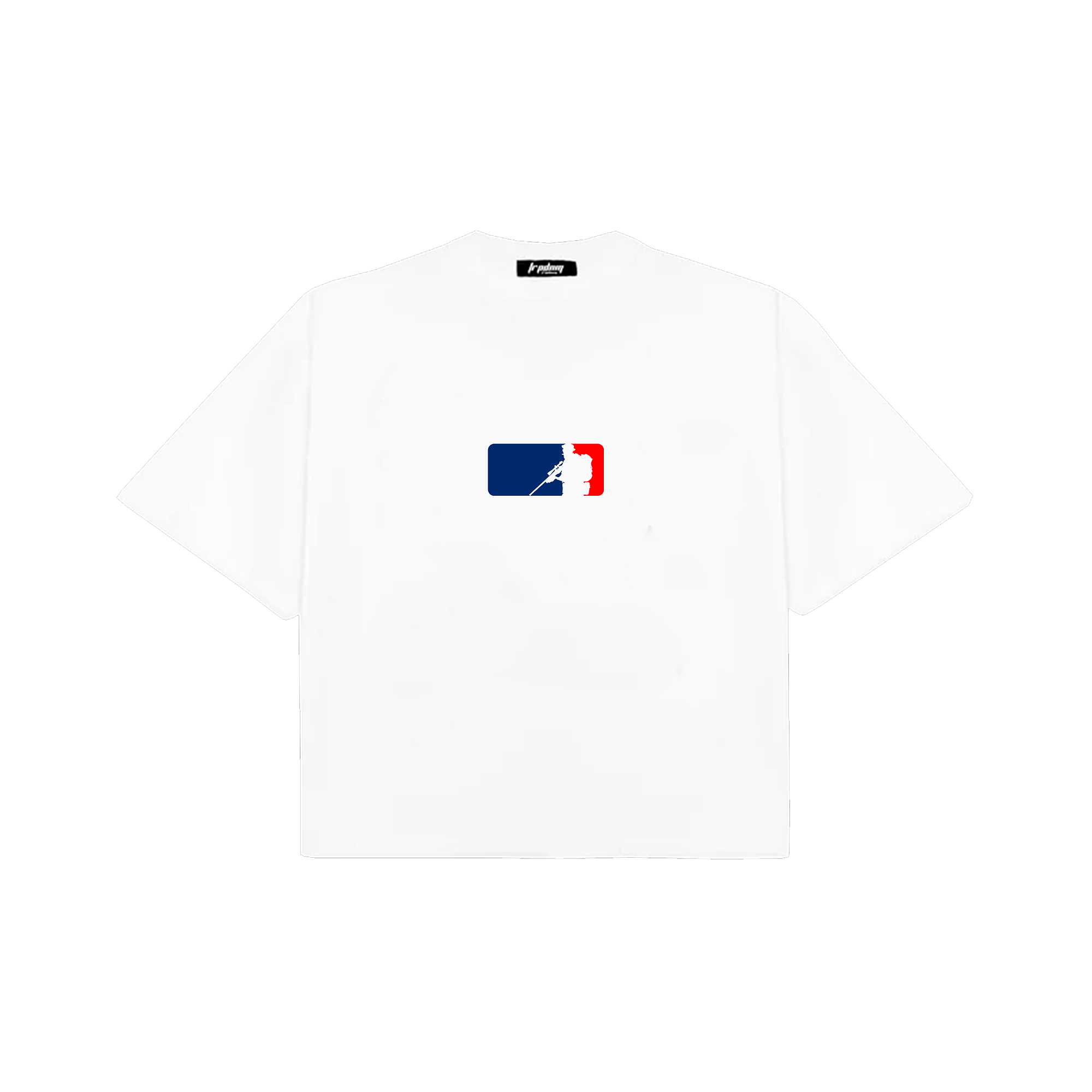 "Sniper" White Boxy Tee 240gsm
